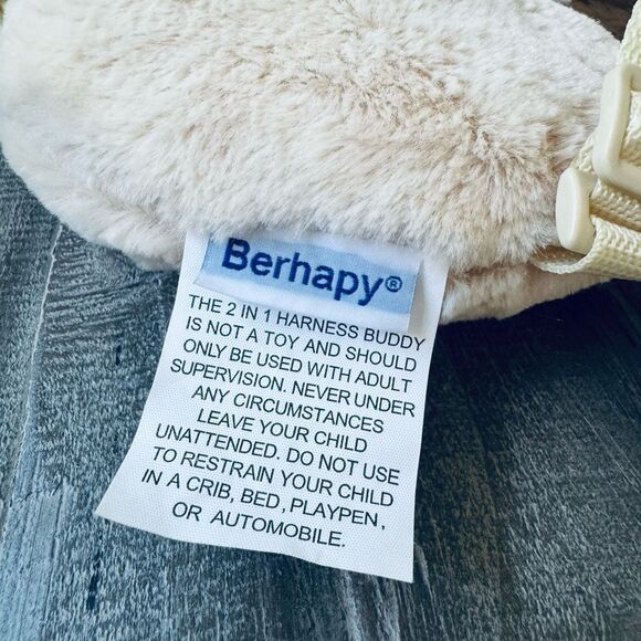 Berhapy Kids Plush Puppy Dog Harness Leash - Picture 2 of 4